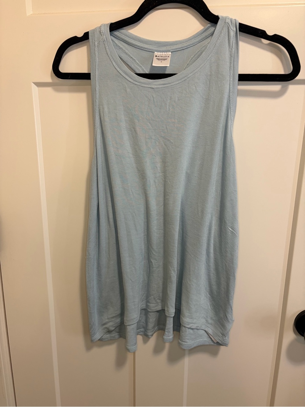 Athleta Light Blue Women's Sleeveless Tank Top - Casual Everyday